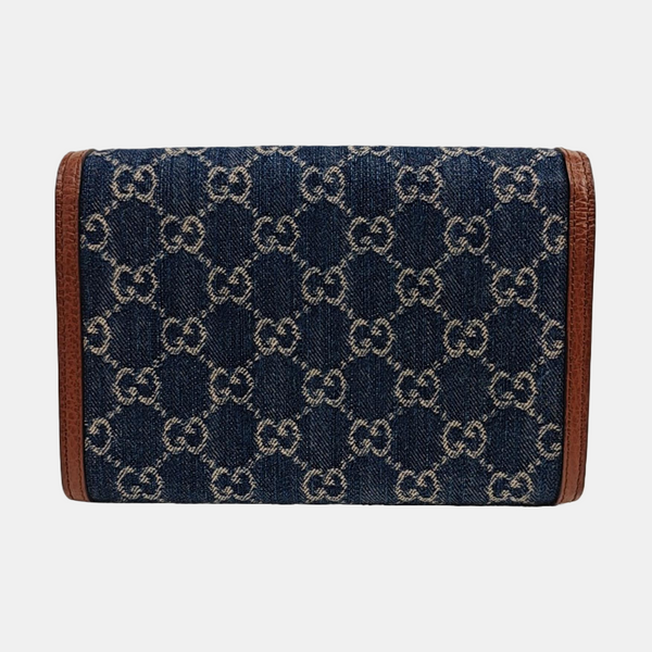 Authenticated pre-owned Dionysus Mini Monogram Denim Blue - Shoulder Bag at Looply