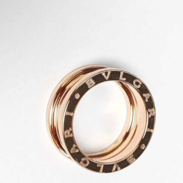 B.ZERO1 18k Rose Gold Ring EU 54