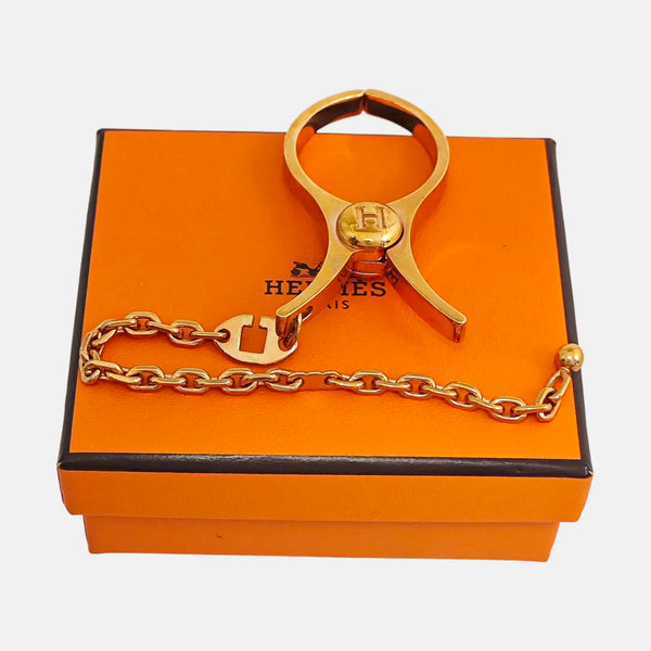 Metal Bag Charm Rose Gold