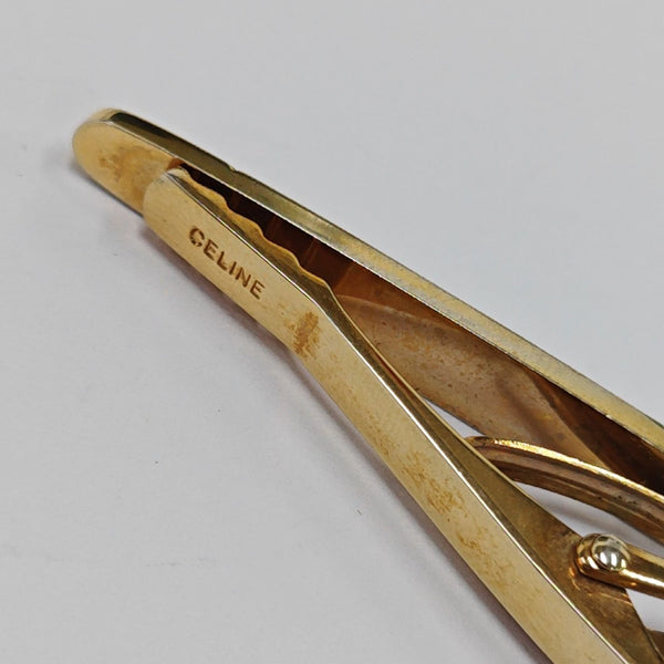 Metal Tie Clip Gold