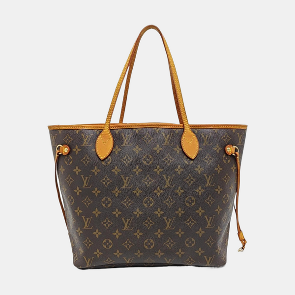 NEVERFULL MM Monogram Coated Canvas Brown