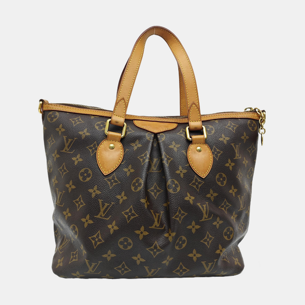 PALERMO PM Monogram Coated Canvas Brown