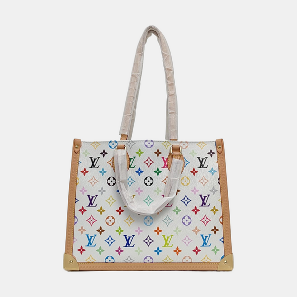 ONTHEGO MM Monogram Coated Canvas White