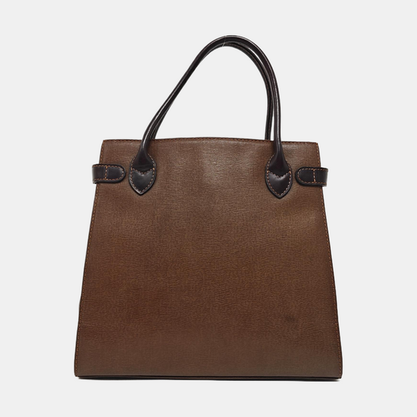 Calfskin Tote Bag Brown