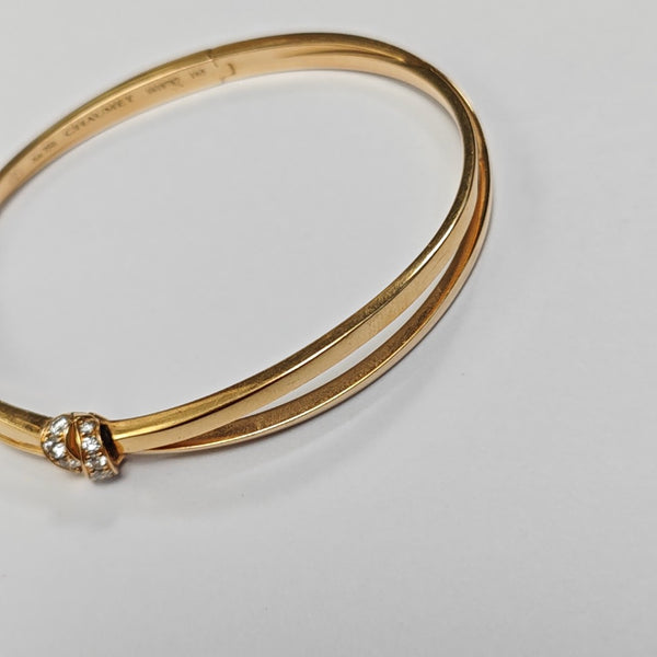 Liens Évidence 18k Rose Gold Bangle