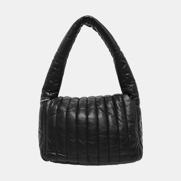 Monaco Small Quilted Calfskin Black
