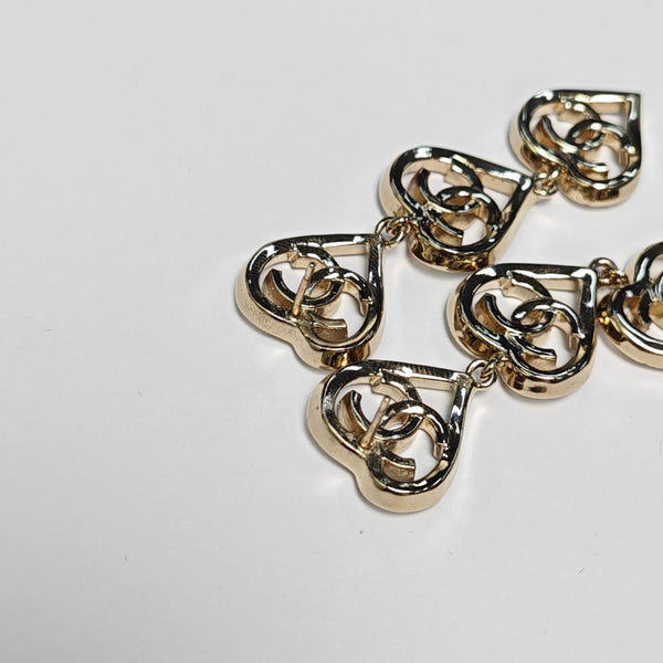 Metal Gold Stud Earrings