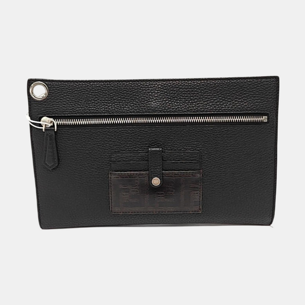 Calfskin Shoulder Bag Black