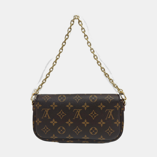 IVY Monogram Coated Canvas Brown