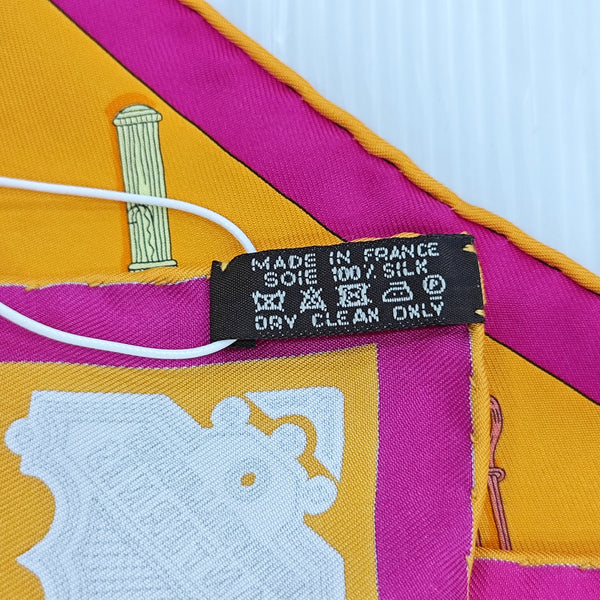 Mulberry Silk Silk Scarf Orange
