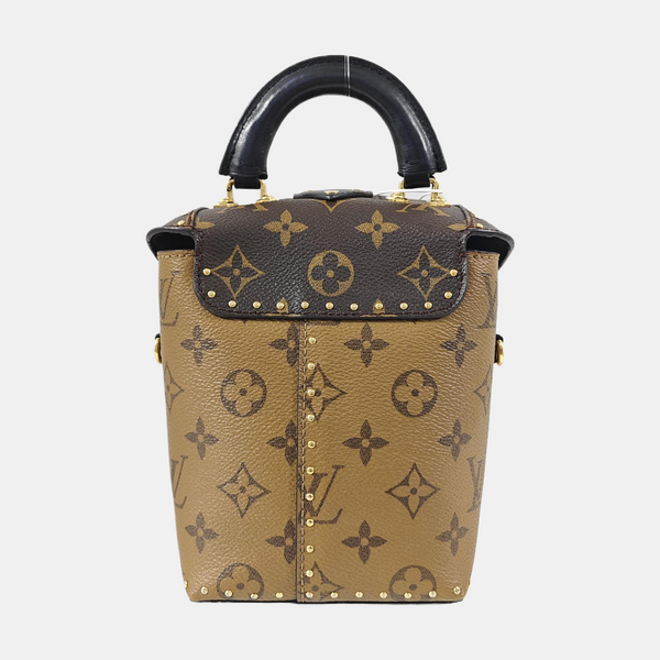 Monogram Coated Canvas Shoulder Bag Brown