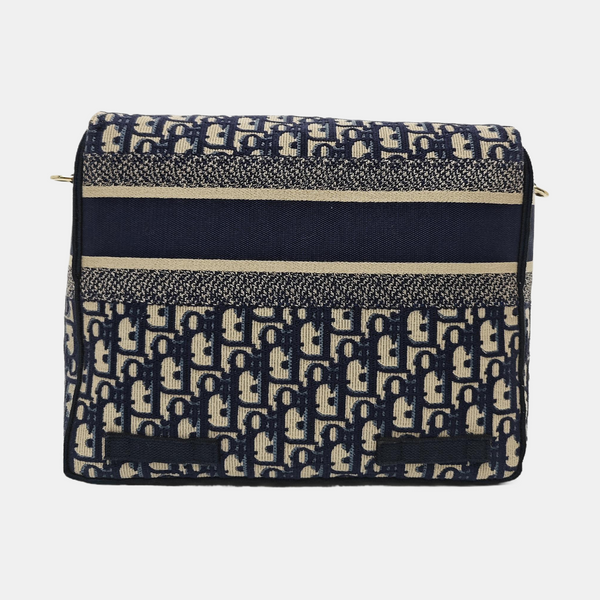 Diorcamp Medium Oblique Canvas Blue