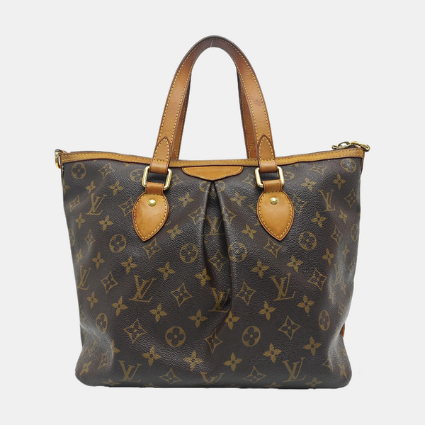 PALERMO PM Monogram Coated Canvas Brown