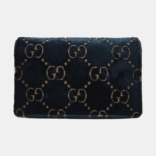 Dionysus Super Mini Monogram Velvet Blue