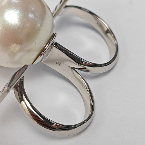 Metal Silver Ring EU 54