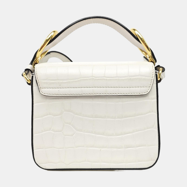 Chloé C Mini Calfskin White
