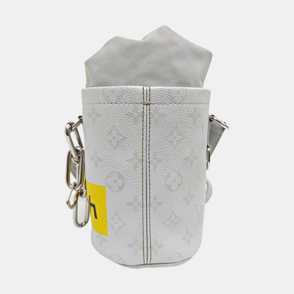 CHALK Monogram Coated Canvas Gray