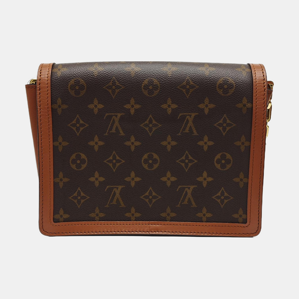 DAUPHINE MM Monogram Coated Canvas Brown