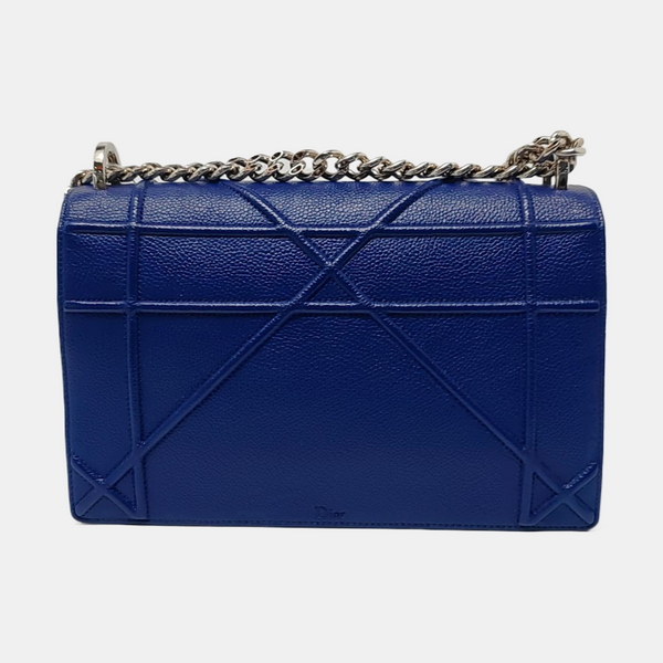 Diorama Medium Calfskin Blue