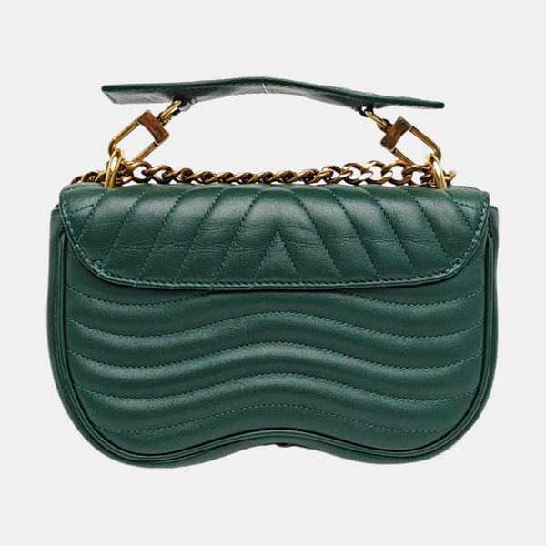 NEW WAVE PM Quilted Calfskin Green