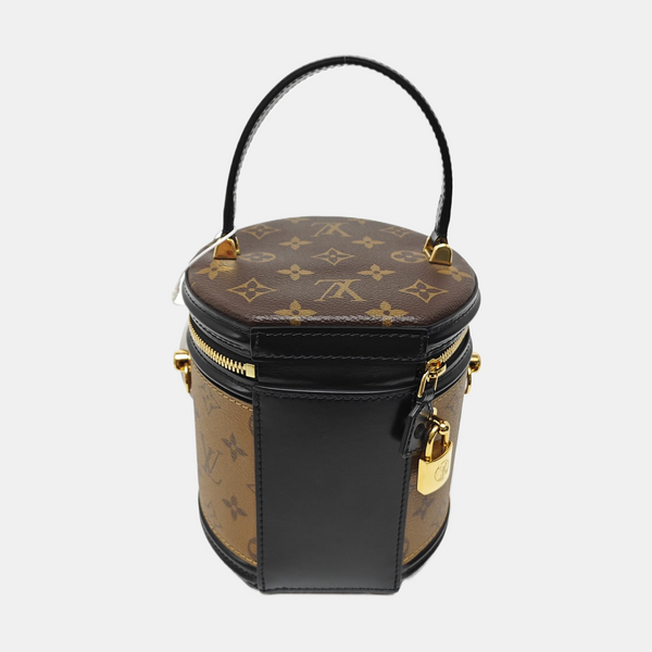 CANNES PM Monogram Coated Canvas Brown