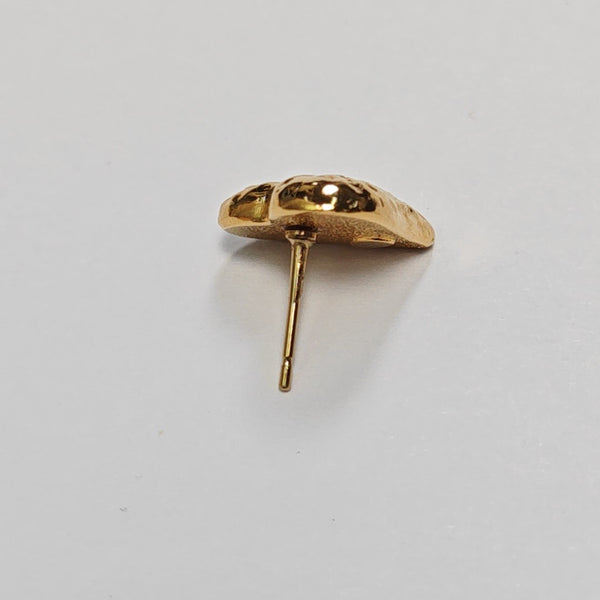 Metal Gold Stud Earrings