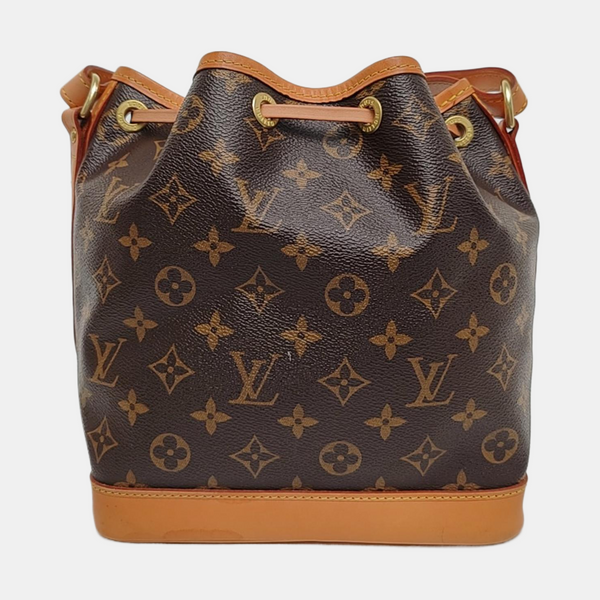 NOÉ BB Monogram Coated Canvas Brown