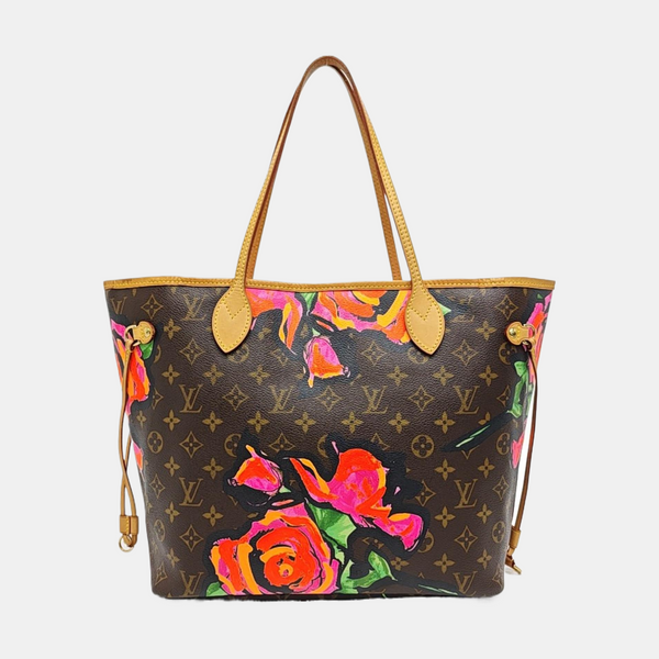 NEVERFULL MM Monogram Coated Canvas Brown