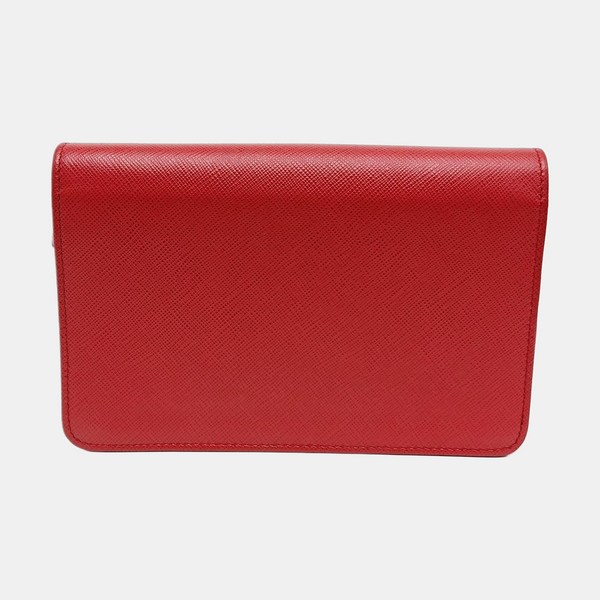 Prada Identity Saffiano Calfskin Red