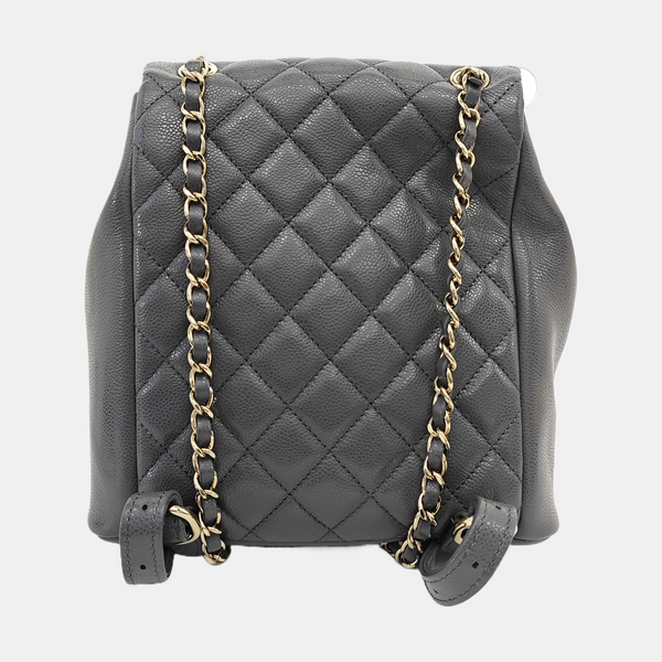 DUMA Quilted Calfskin Gray