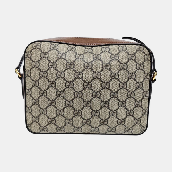 Horsebit 1955 Small Coated Canvas Beige