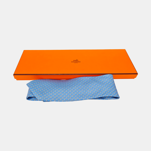 Mulberry Silk Tie Blue