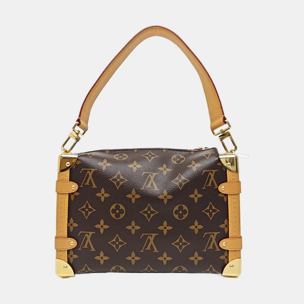 SIDE TRUNK MM Monogram Coated Canvas Brown
