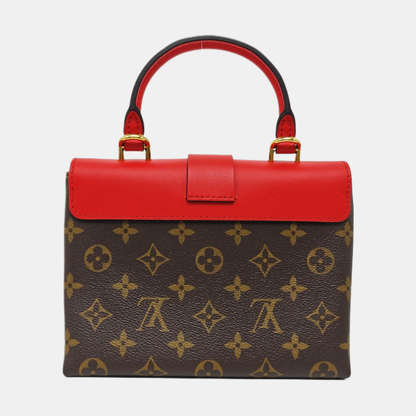 Authenticated pre-owned LOCKY BB Monogram Coated Canvas Red - Shoulder Bag at Looply