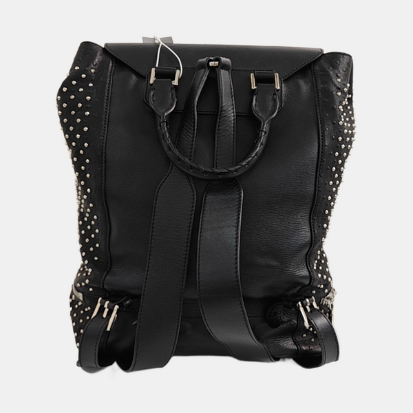 Calfskin Backpack Black