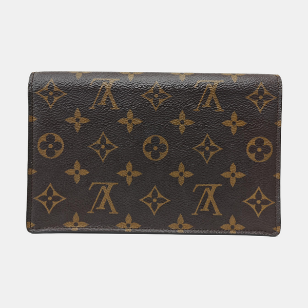 FLORE Monogram Coated Canvas Brown