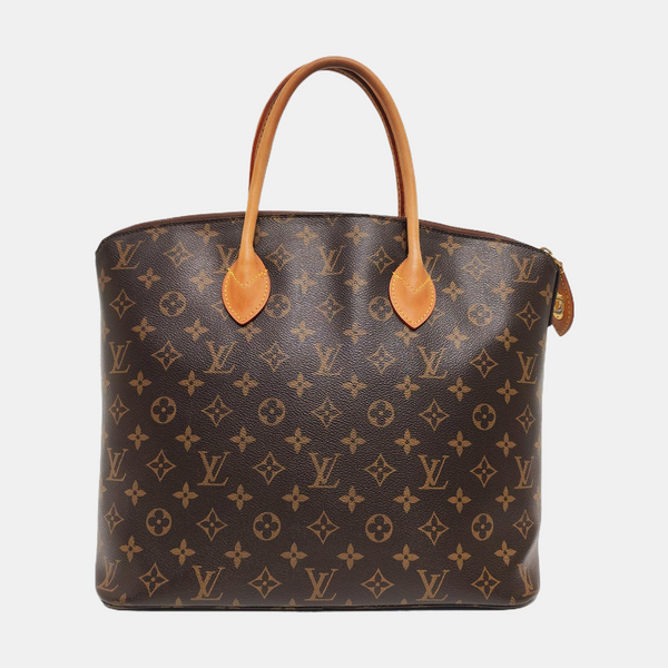 LOCKIT MM Monogram Coated Canvas Brown