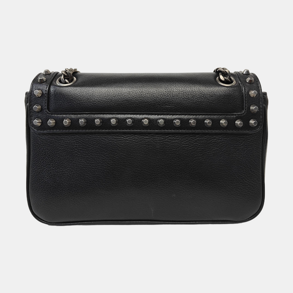 Calfskin Shoulder Bag Black
