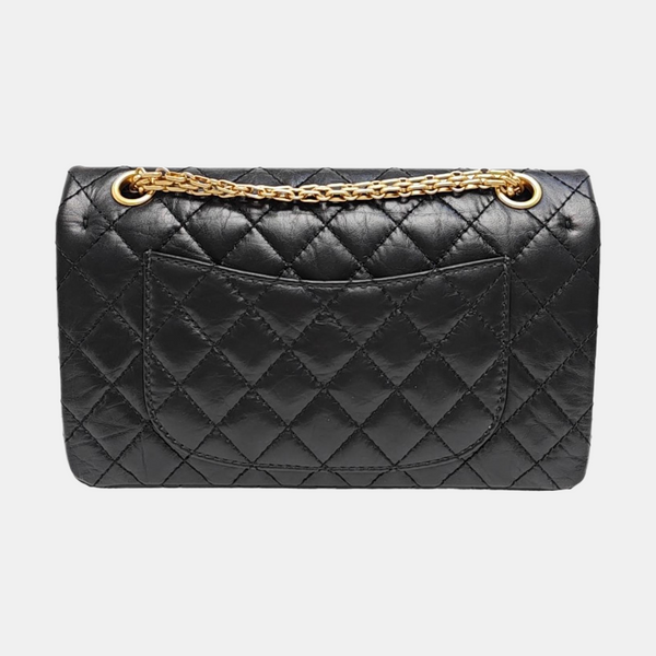 2.55 225 (small) Quilted Calfskin Black