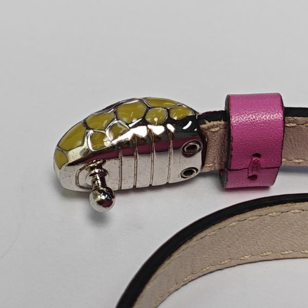 SERPENTI Brass Red Bracelet