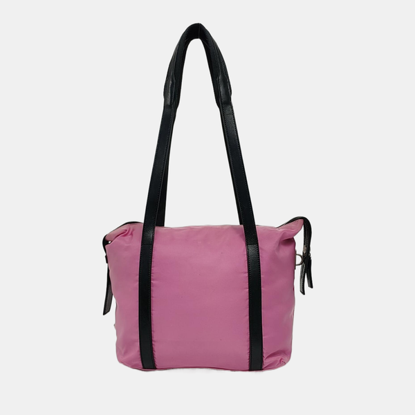 Nylon Tote Bag Pink