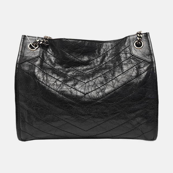NIKI Medium Quilted Calfskin Black