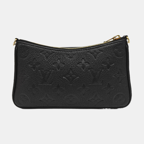 EASY POUCH ON STRAP Monogram Calfskin Black