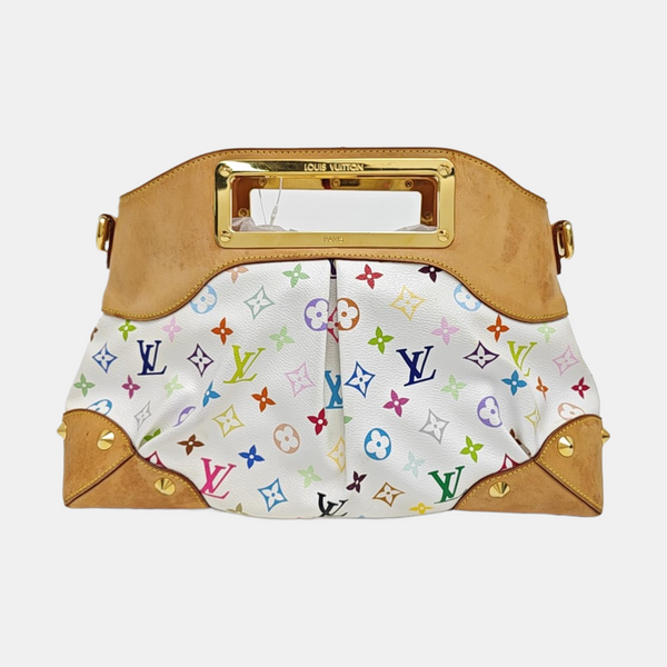 LV × TM JUDY MM Monogram Coated Canvas White