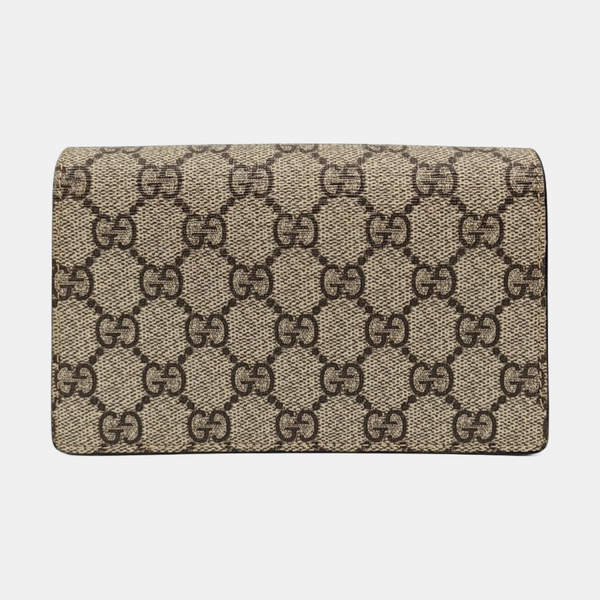 Dionysus Super Mini Monogram Coated Canvas Beige