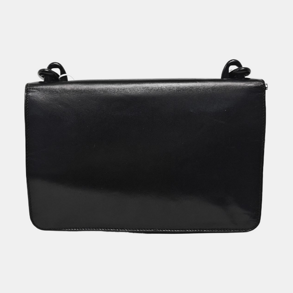 Calfskin Shoulder Bag Black