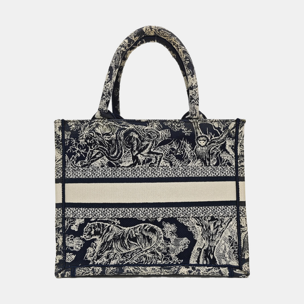 Book Tote Small Canvas Blue