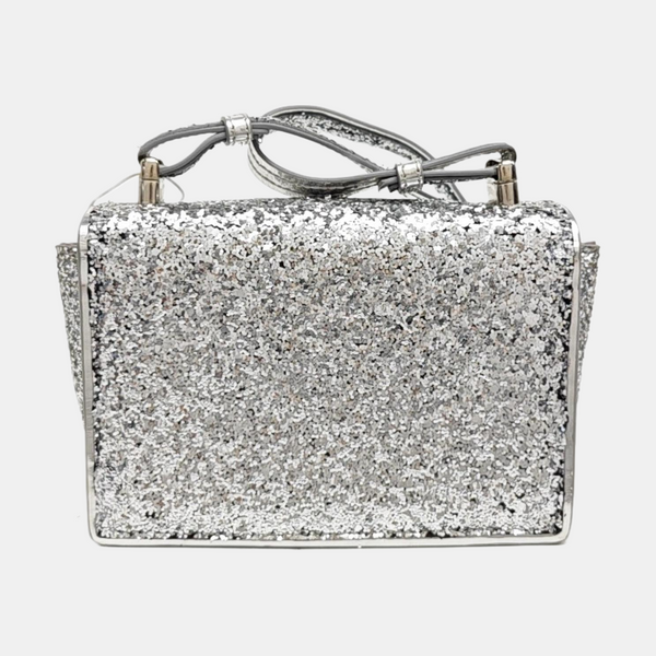 Special Material Shoulder Bag Silver