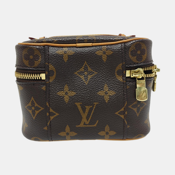 NICE Super Mini Monogram Coated Canvas Brown
