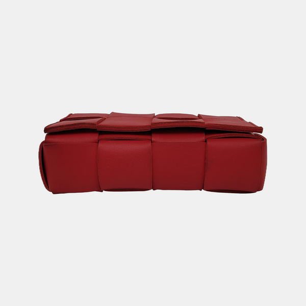 Cassette Mini Lambskin Red